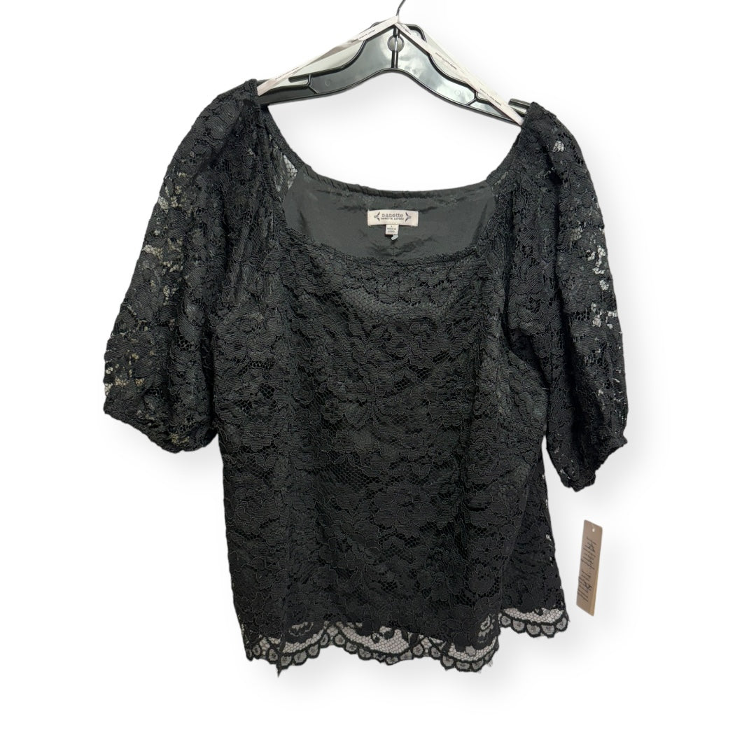 Top Short Sleeve By Nanette By Nanette Lepore  Size: L