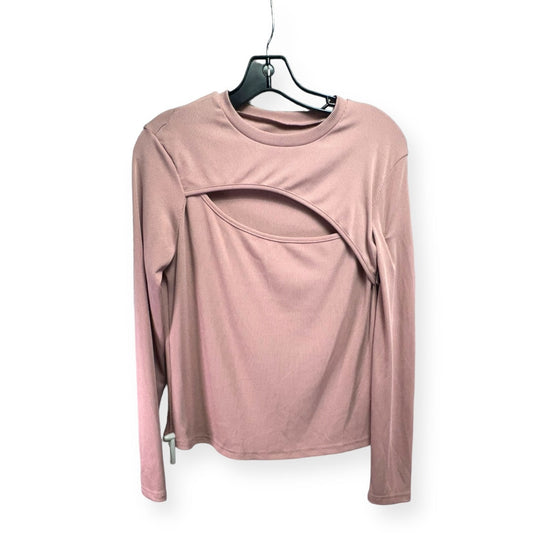 Pink Top Long Sleeve Shein, Size M