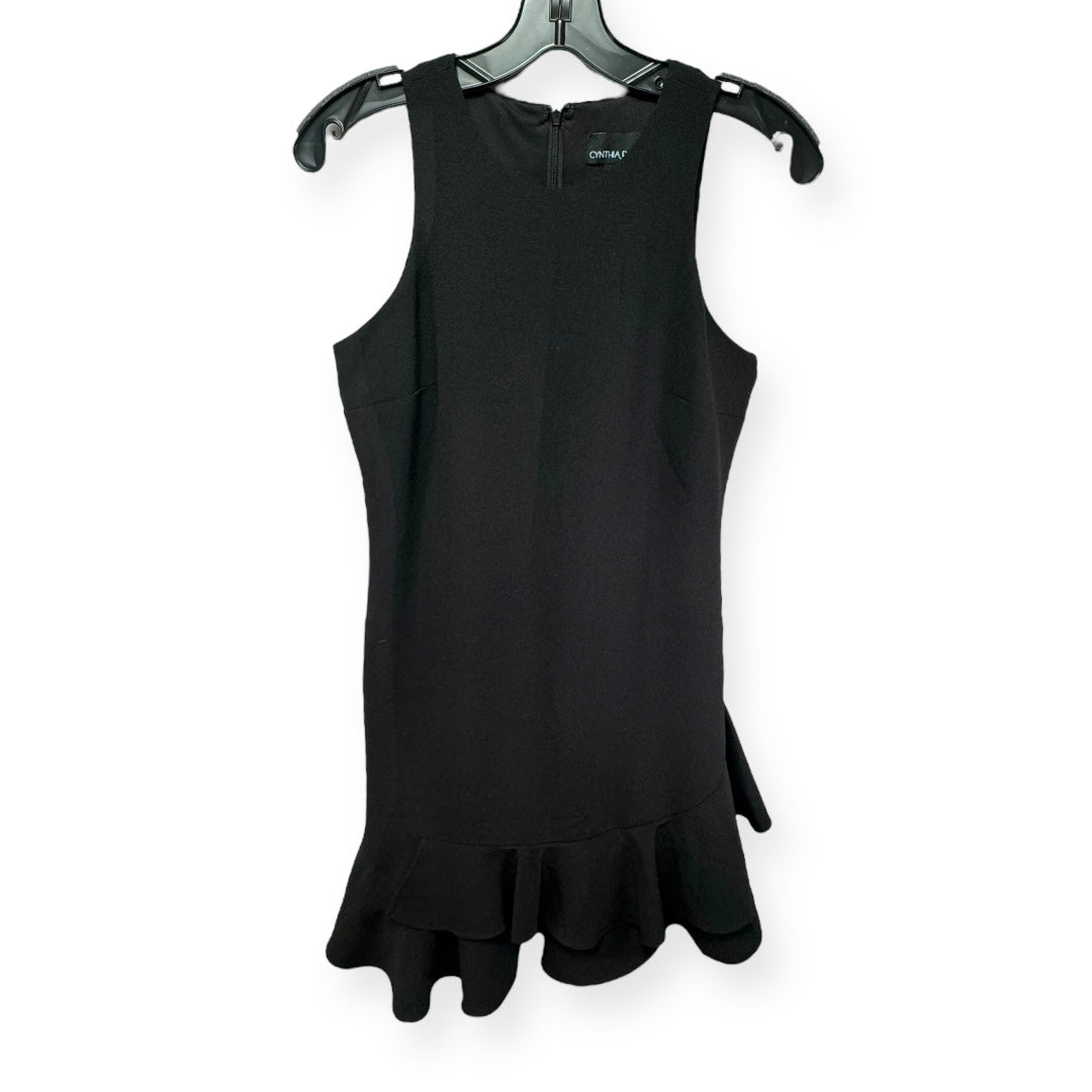 Black Dress Casual Midi Cynthia Rowley, Size 4