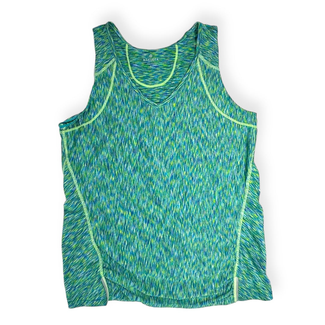 Green Athletic Tank Top Athleta, Size L