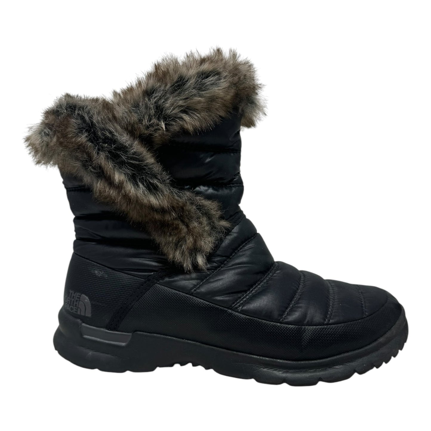 Thermoball Boots Ankle Flats By The North Face In Black, Size: 7