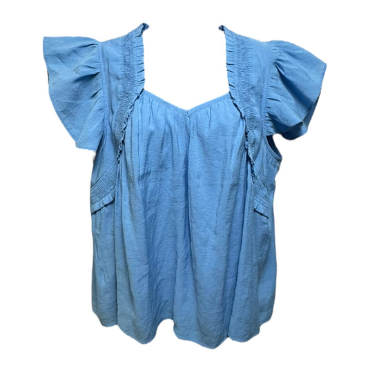 Play Our Song Top By Entro In Sky Blue, Size: S