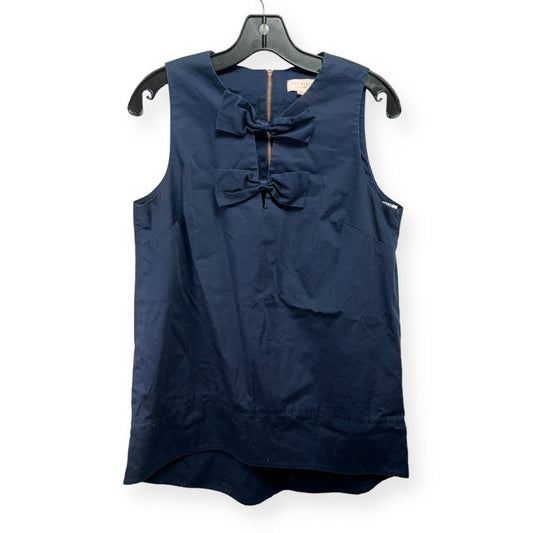 Navy Top Sleeveless Ted Baker, Size 8