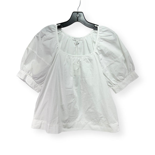White Top Short Sleeve Free Assembly, Size M
