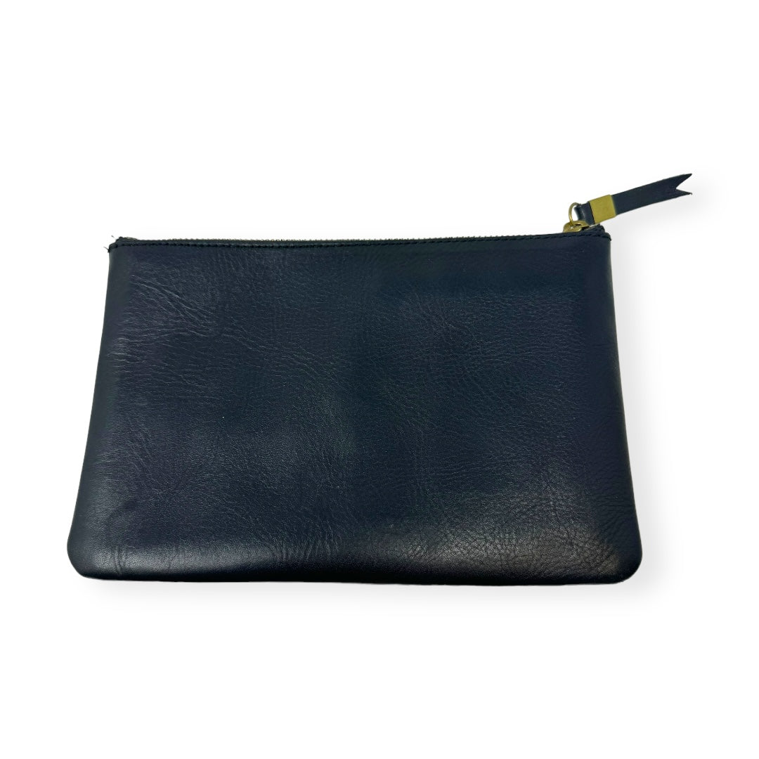 Clutch Leather By Madewell  Size: Medium