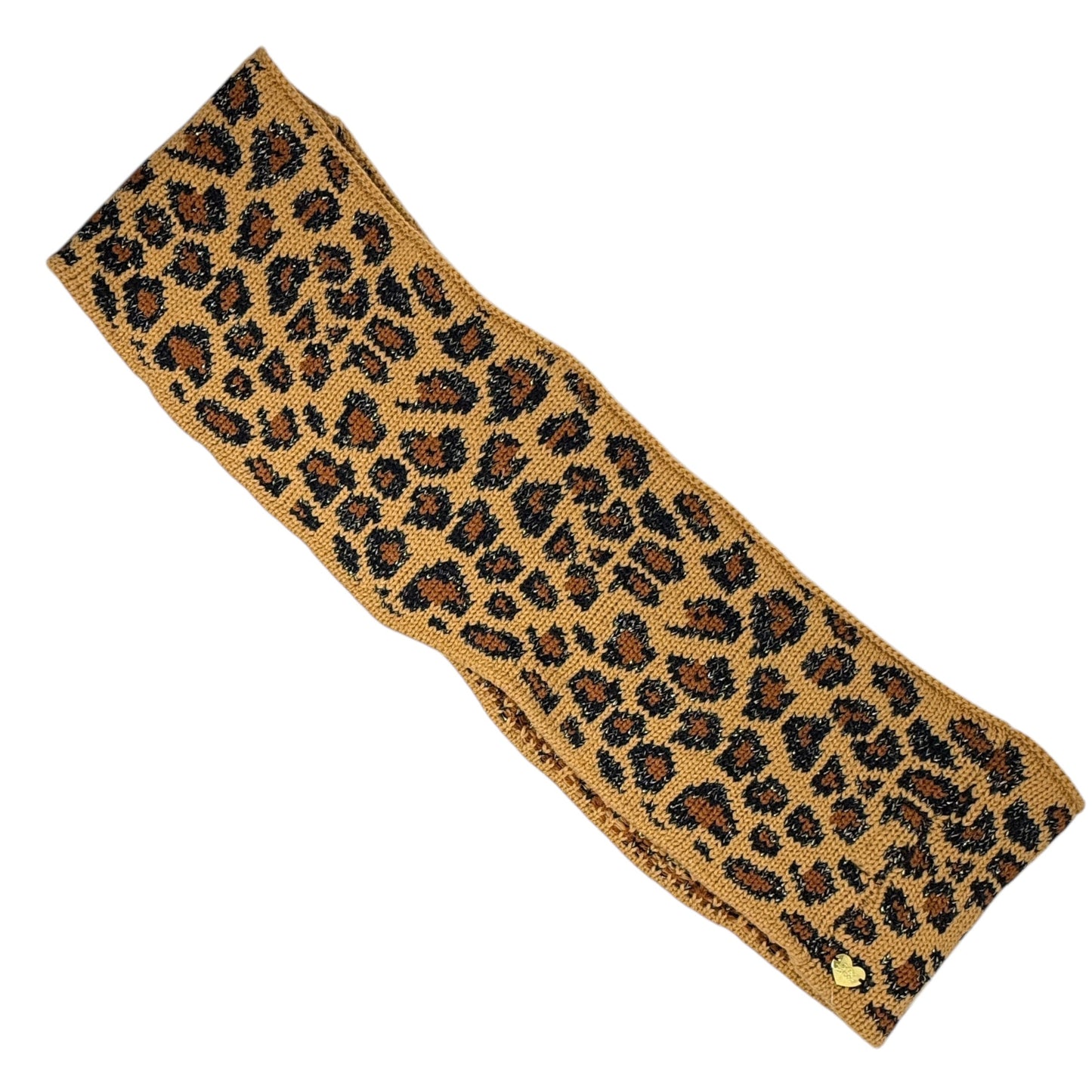 Knit Infinity Scarf By Betsey Johnson In Leopard Print