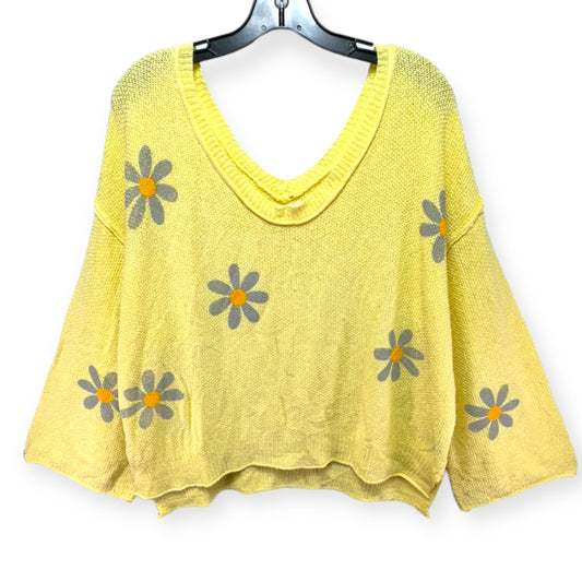 Sweater By Pol In Yellow, Size: S