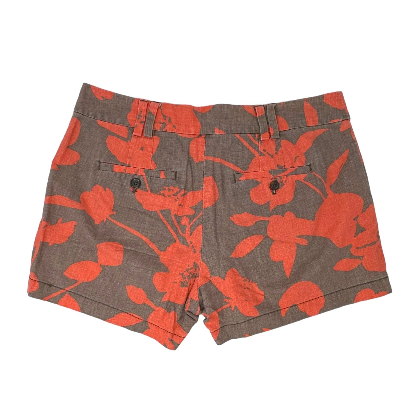 Red & Tan Shorts Loft, Size 8