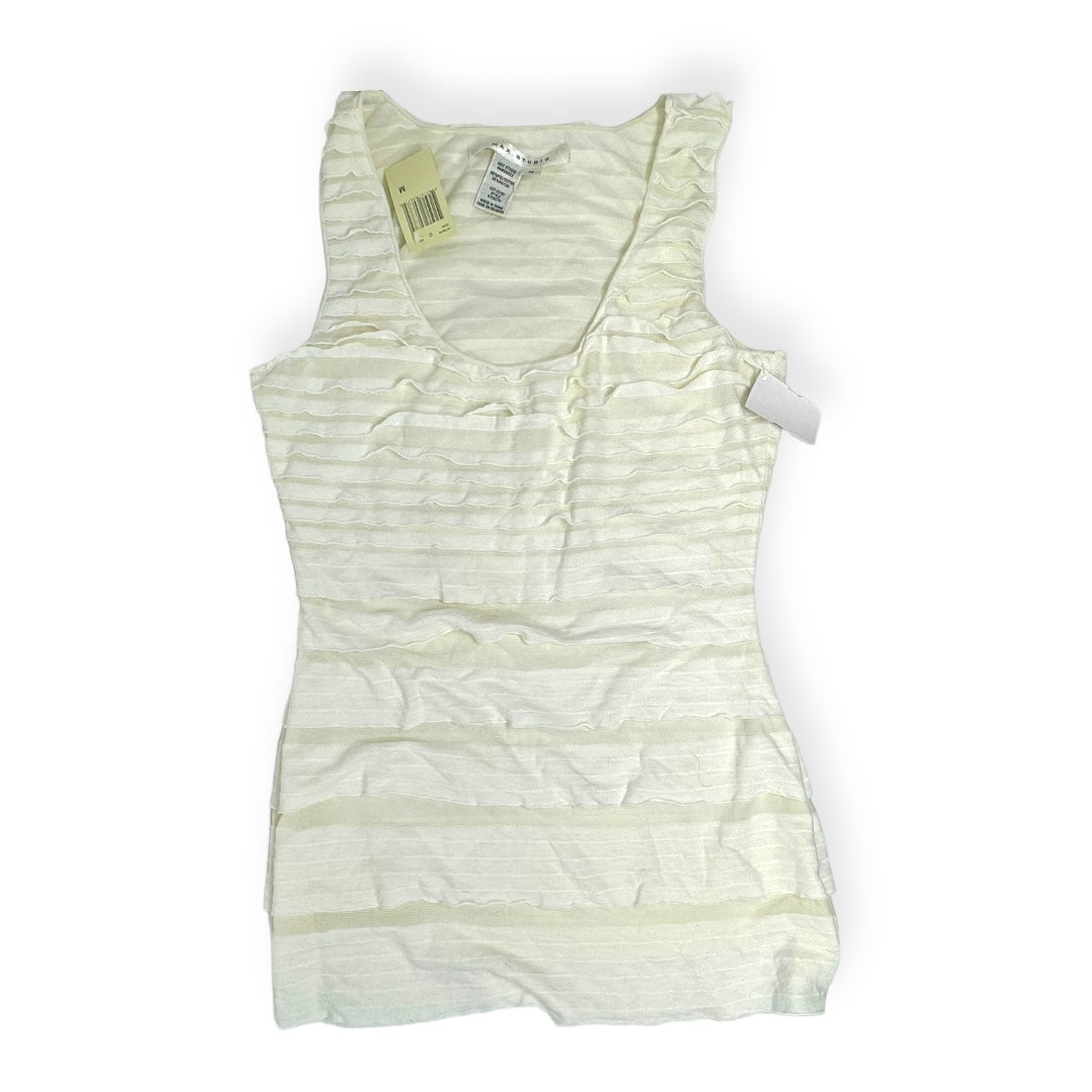 Cream Top Sleeveless Max Studio, Size M