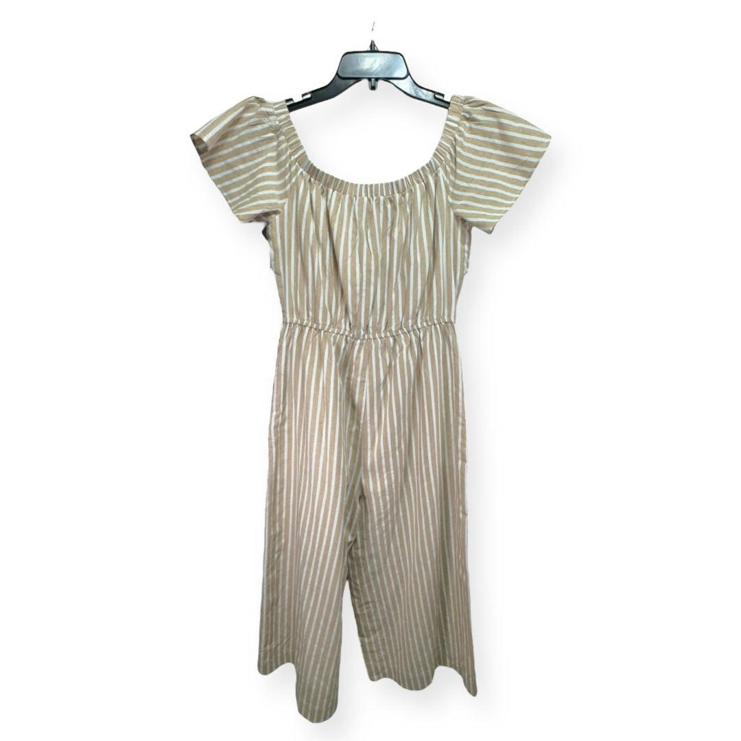 Striped Pattern Jumpsuit English Factory, Size M