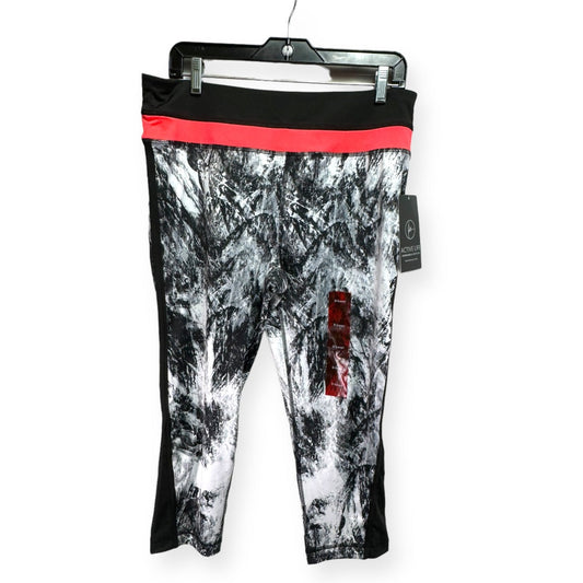 Multi-colored Athletic Capris 90 Degrees By Reflex, Size Xl