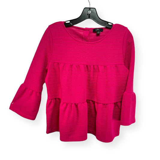 Pink Top Long Sleeve J. Crew, Size Xs