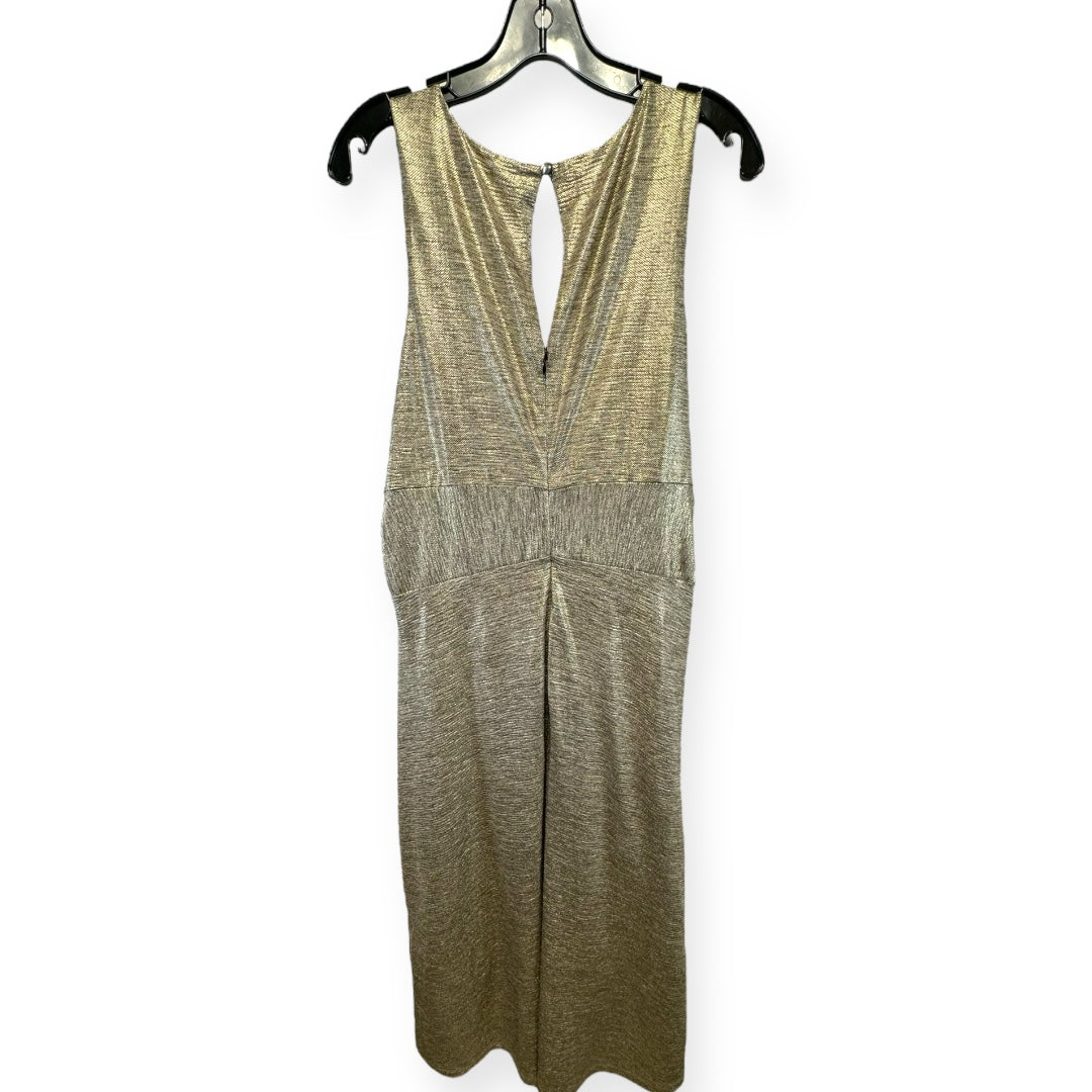 Kari Metallic Midi Dress Anthropologie, Size 1x