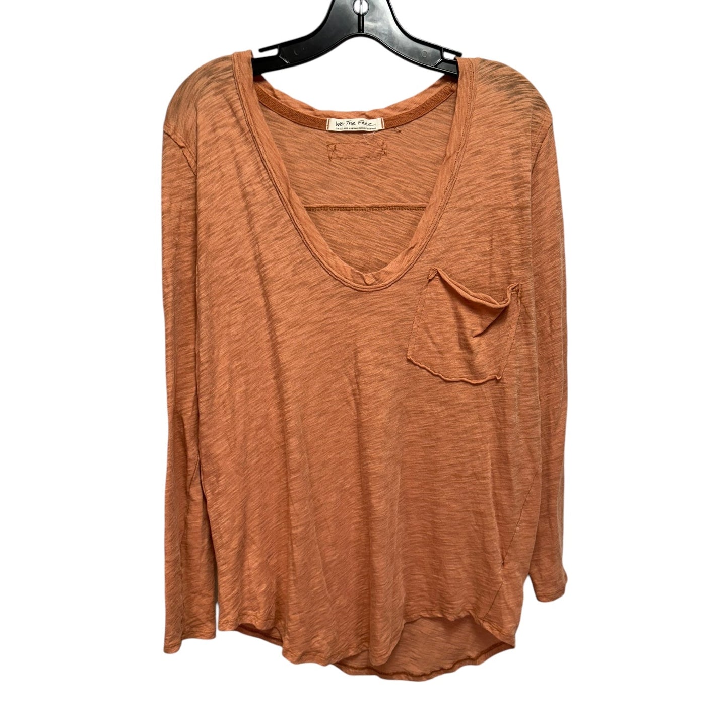 Top Long Sleeve By We The Free In Orange, Size: S