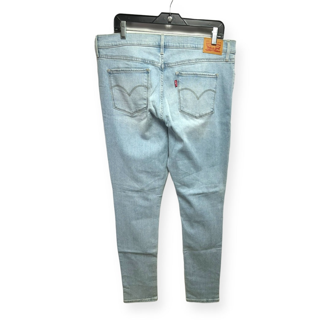 Blue Denim Jeans Skinny Levis, Size 16