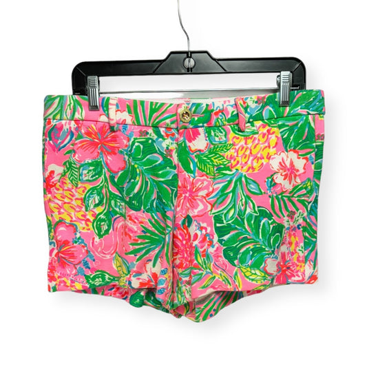 Callahan Knit Shorts in Journey To The Jungle Designer Lilly Pulitzer, Size 4