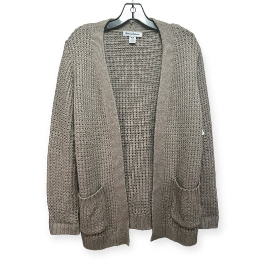 Sweater Cardigan By Tommy Bahama In Taupe, Size: M