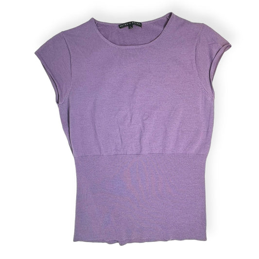 Purple Top Short Sleeve Antonio Melani, Size L