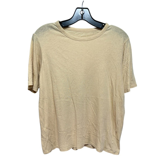 Top Short Sleeve Basic By Everlane In Yellow, Size: Xs