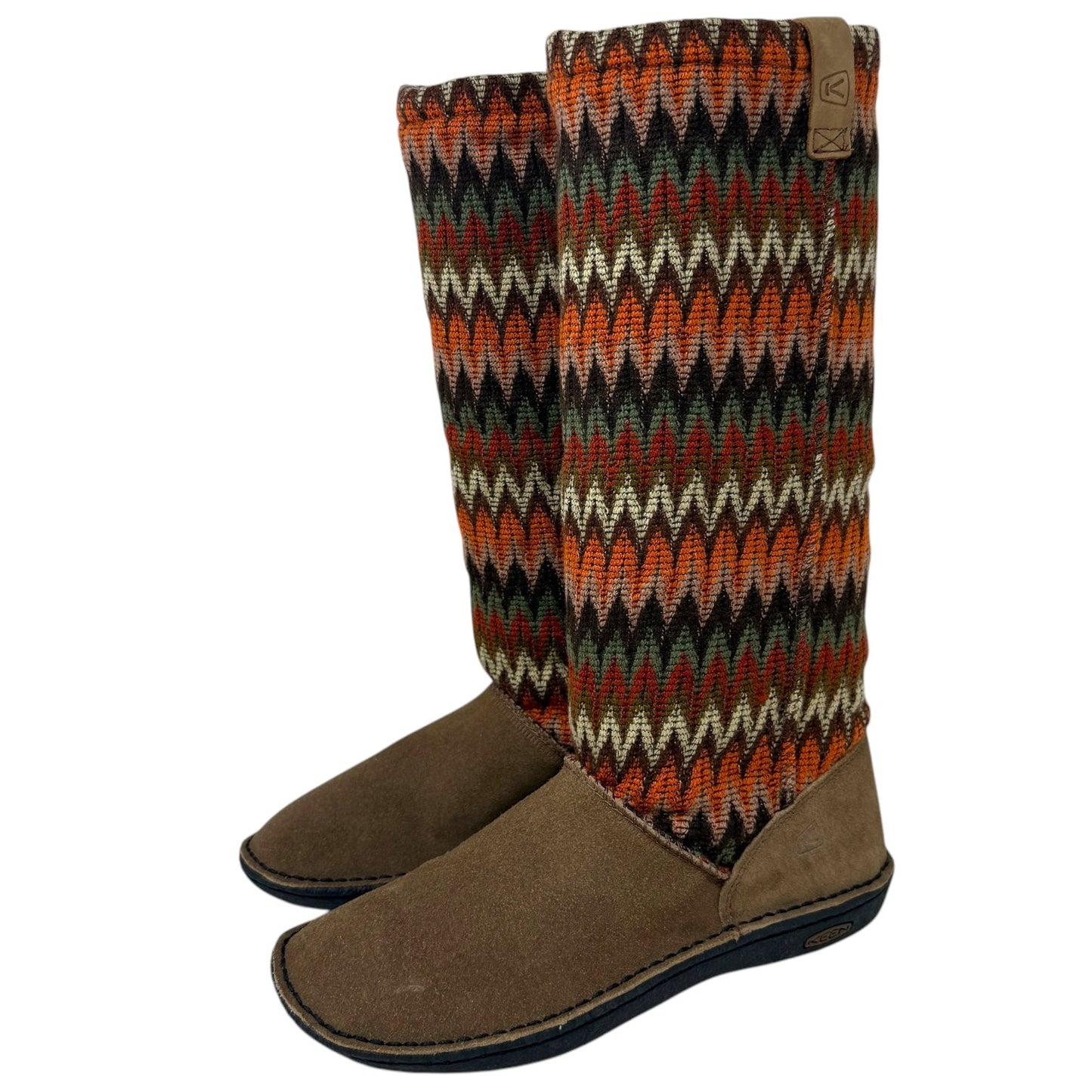 Auburn Navajo Print Boots By Keen In Multi-colored, Size: 9