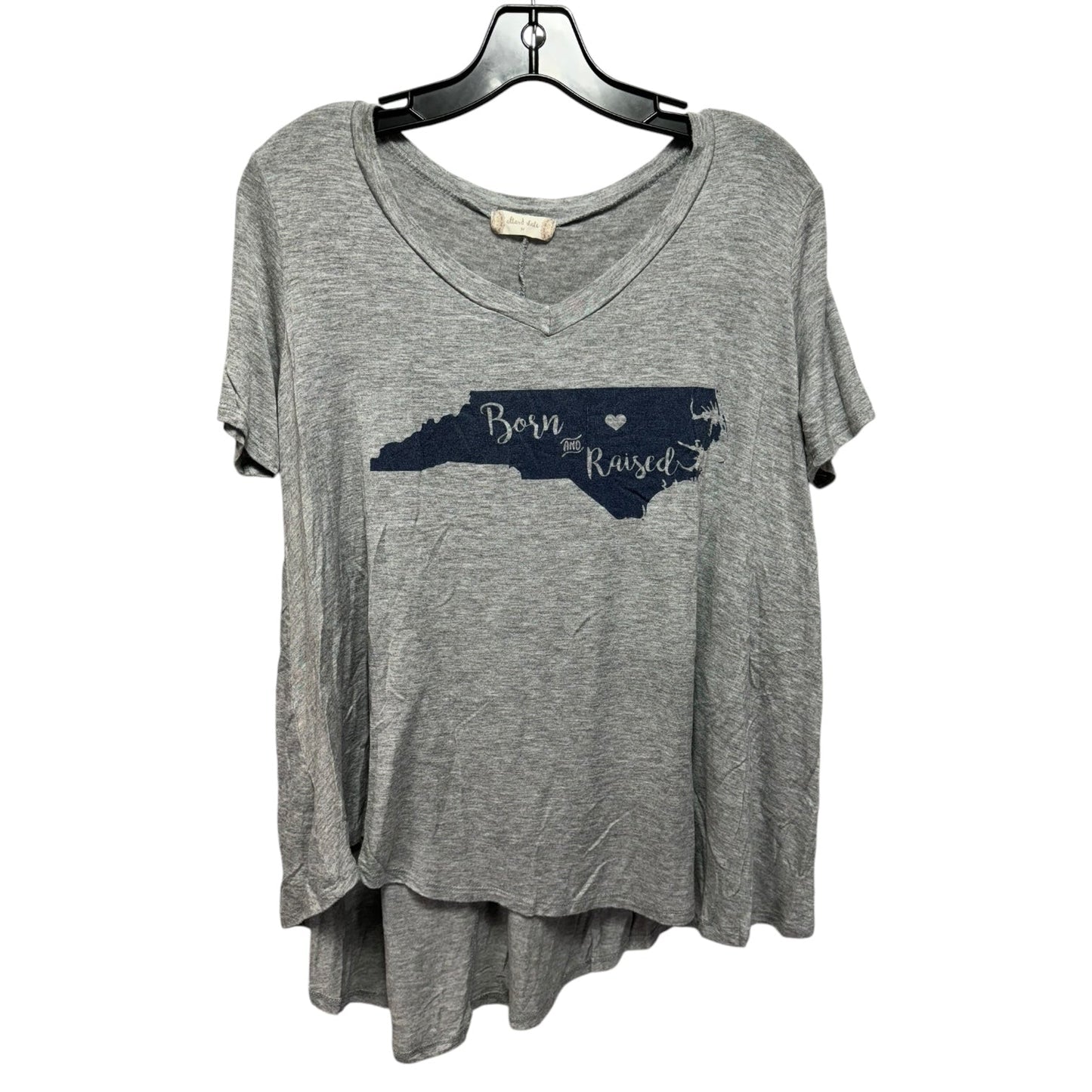 North Carolina Born & Raised Top Short Sleeve By Altard State In Grey, Size: M