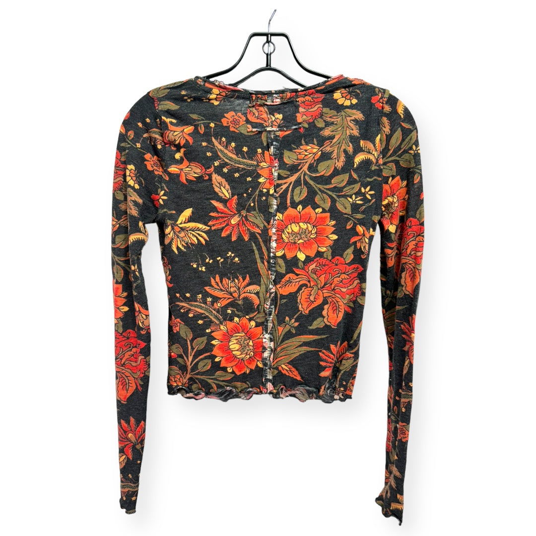 Floral Print Top Long Sleeve We The Free, Size S