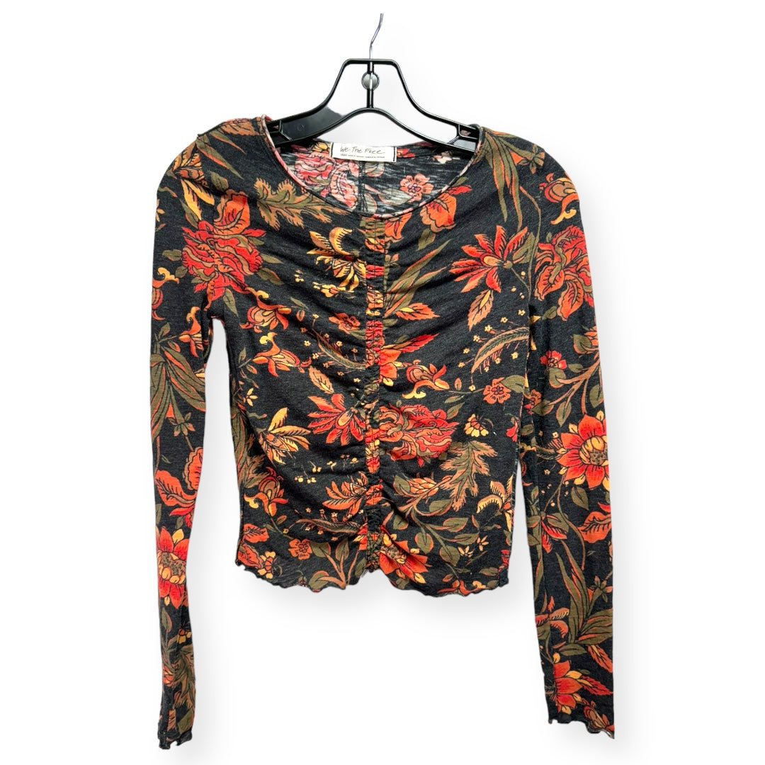 Floral Print Top Long Sleeve We The Free, Size S