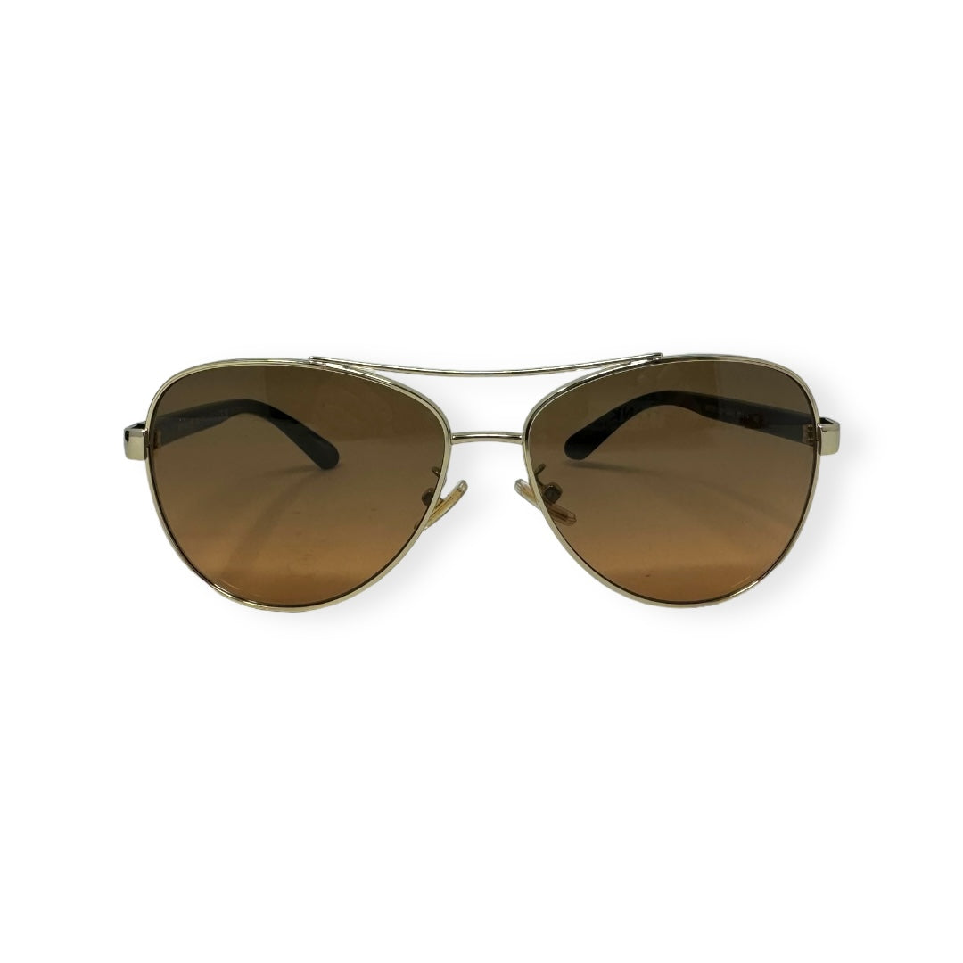 HC 7077 Aviator Sunglasses in Light Gold Designer Coach