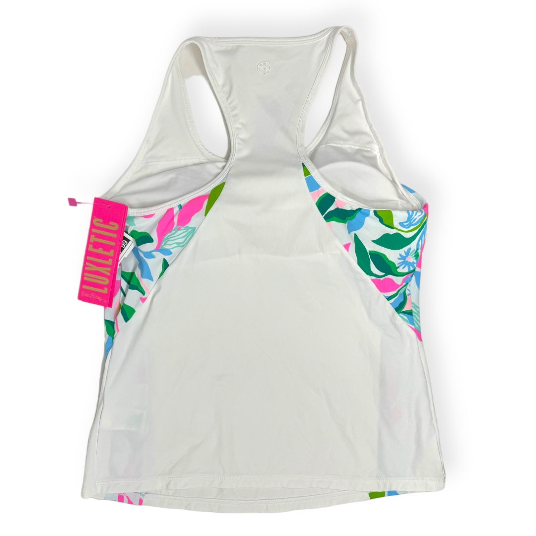 Asana Bra Tank Top in White Lilly Pulitzer X Meryl , Size S