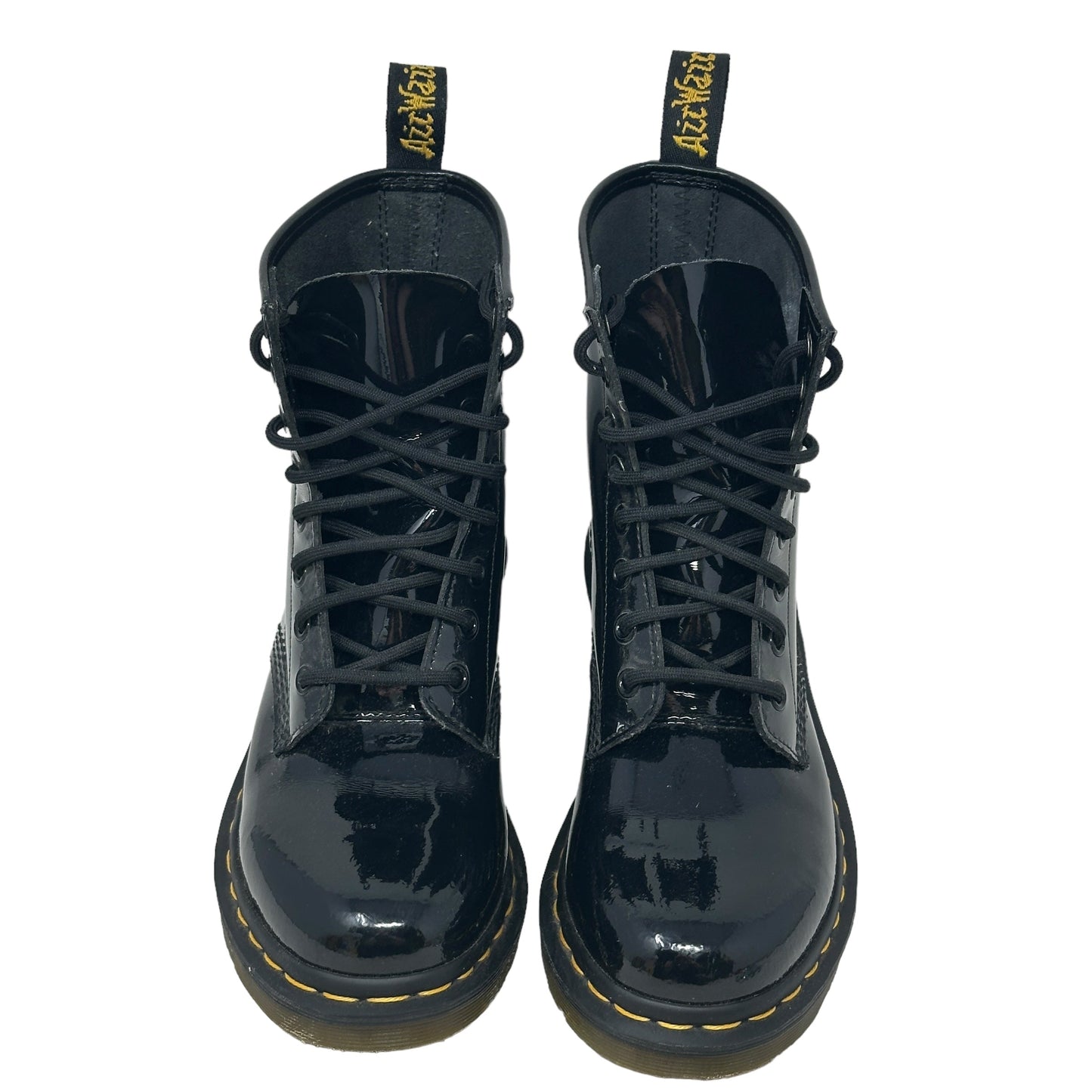 1460 Patent Leather Boots By Dr Martens In Black, Size: 7