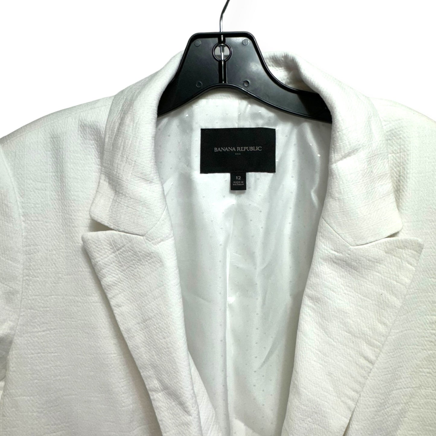 Blazer By Banana Republic In White, Size: 12