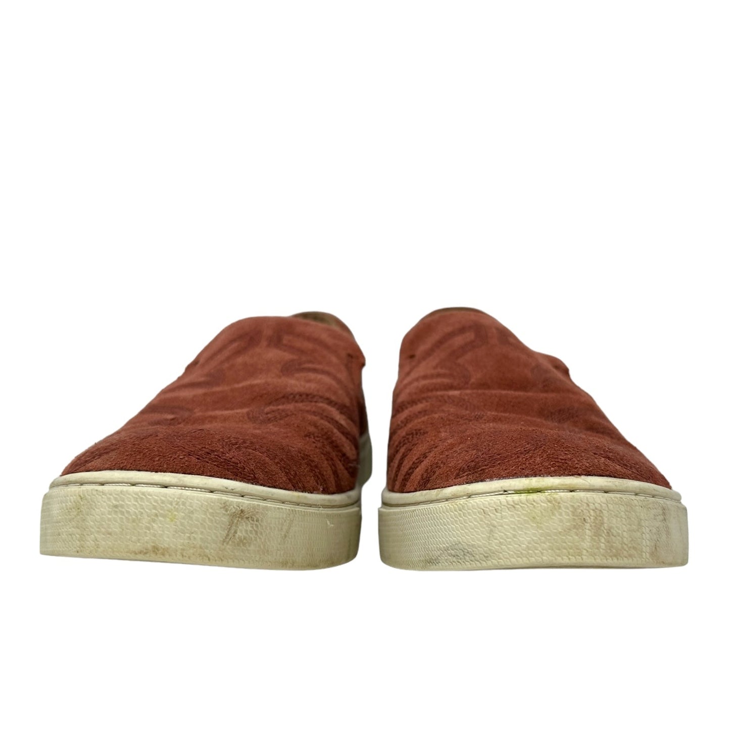 Ivy Primrose Suede Slip On Sneakers Designer By Frye In Rosewood, Size: 10