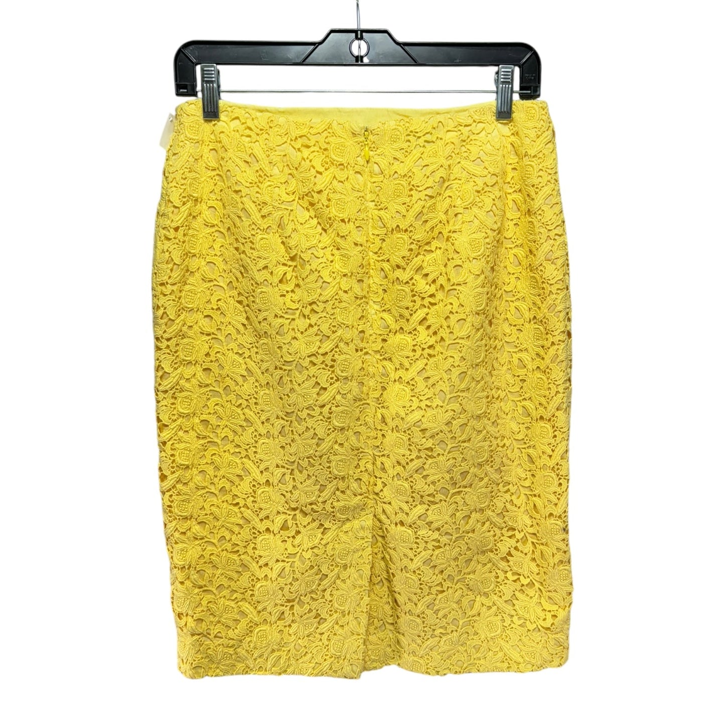 Skirt Midi By Talbots In Yellow, Size: 4