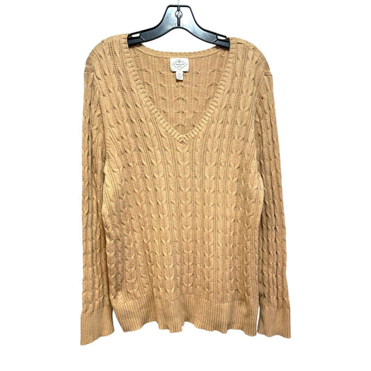 Sweater By St Johns Bay In Tan, Size: 2x