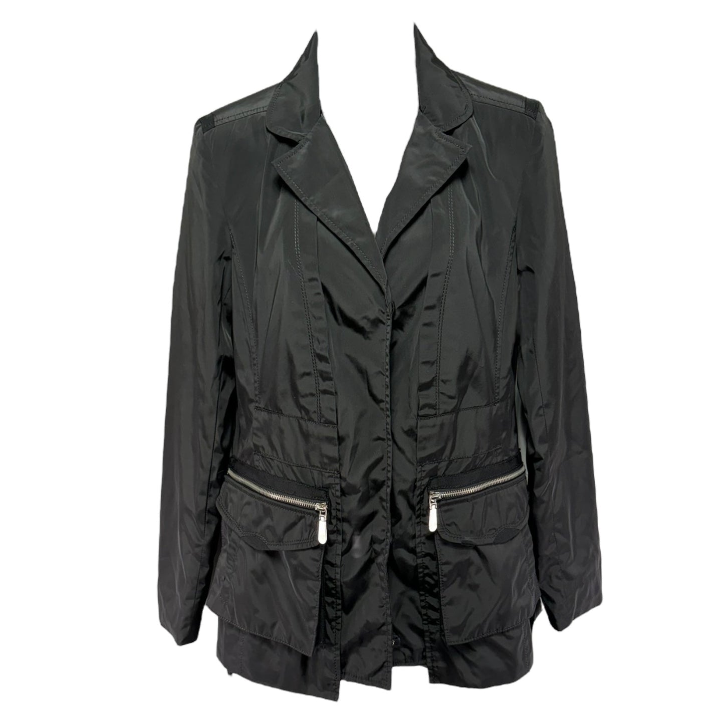 Coat Raincoat By Vince Camuto In Black, Size: Xs