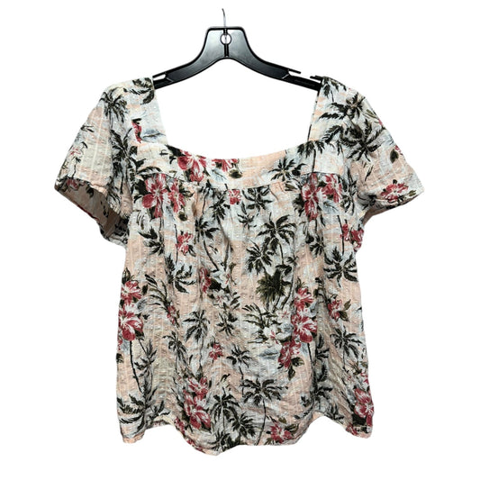 Top Short Sleeve By Torrid In Floral Print, Size: 2x