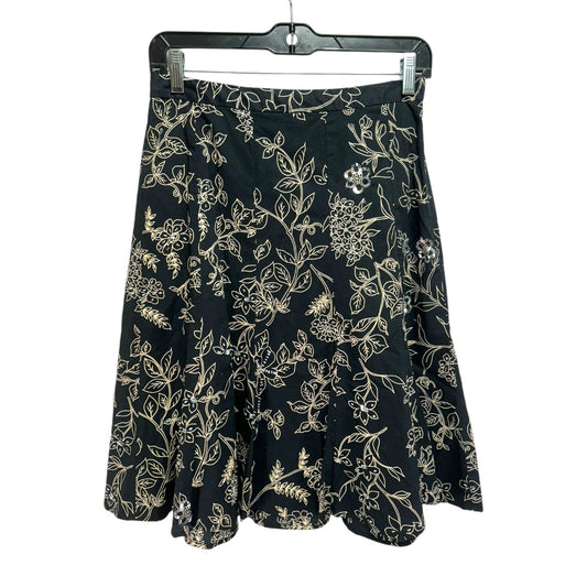 Sequined Skirt Midi By Ann Taylor In Floral Print, Size: 2