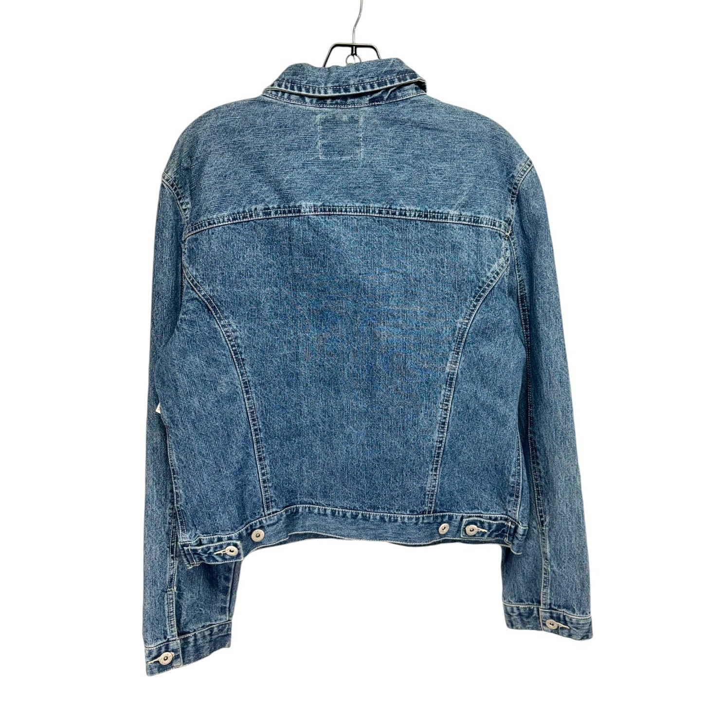 Jacket Denim By Faded Glory In Blue Denim, Size: L