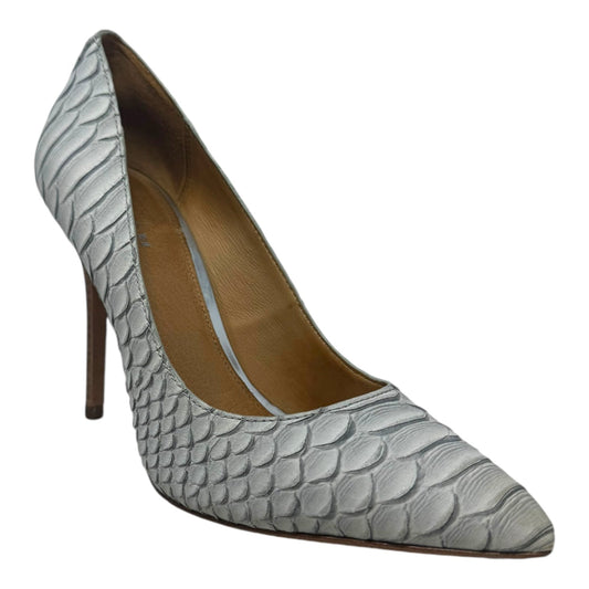 Harlee Cut Snake Pumps Designer By Coach In Faux Snakeskin Print, Size: 7.5