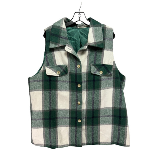 Vest Other By Shein In Plaid Pattern, Size: 3x