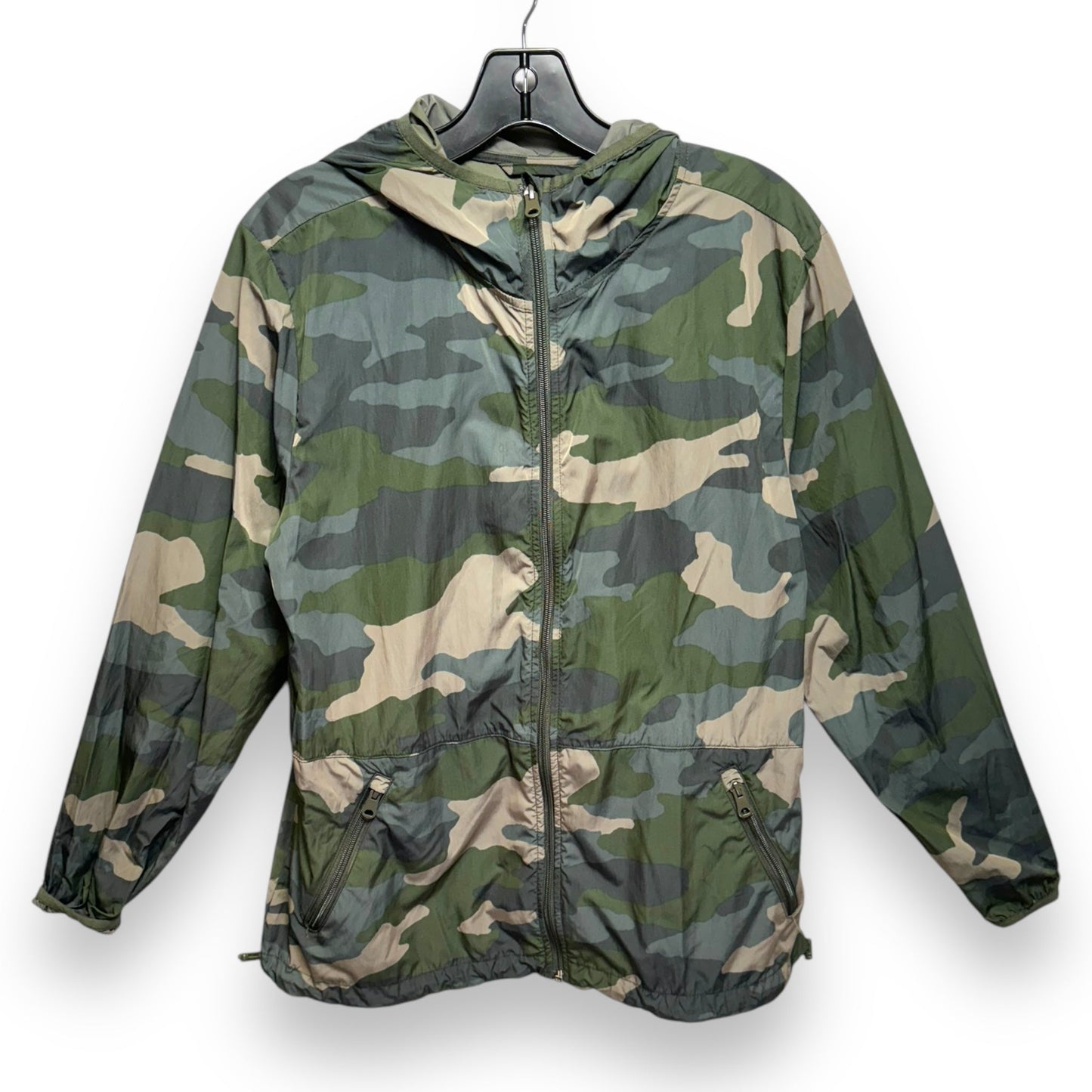 Jacket Windbreaker By Aerie In Camouflage Print, Size: Xs