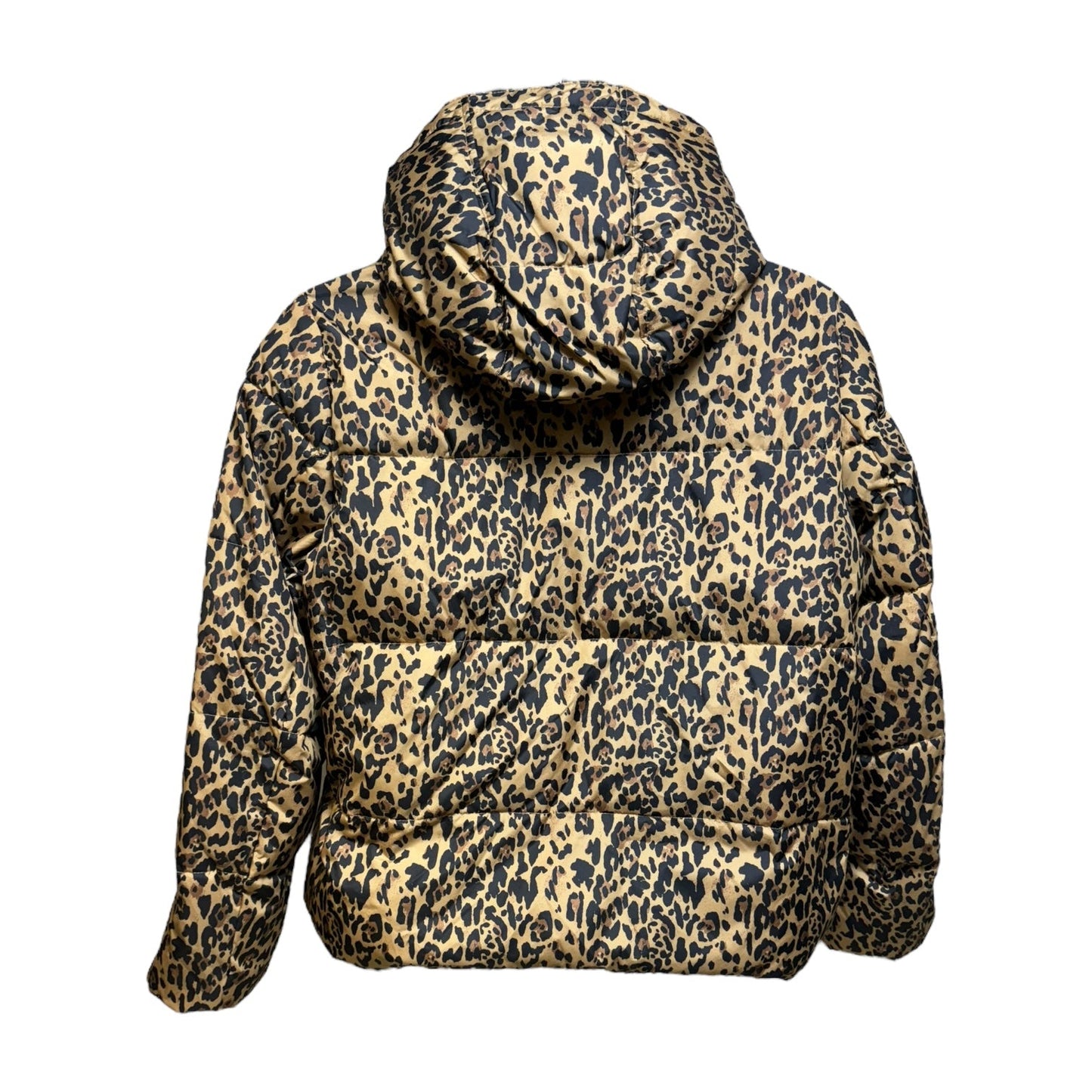 Hooded Jacket Puffer & Quilted By J. Crew In Animal Print, Size: Xxl