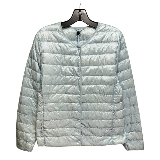 Packable Jacket Puffer & Quilted By Uniqlo In Blue, Size: L