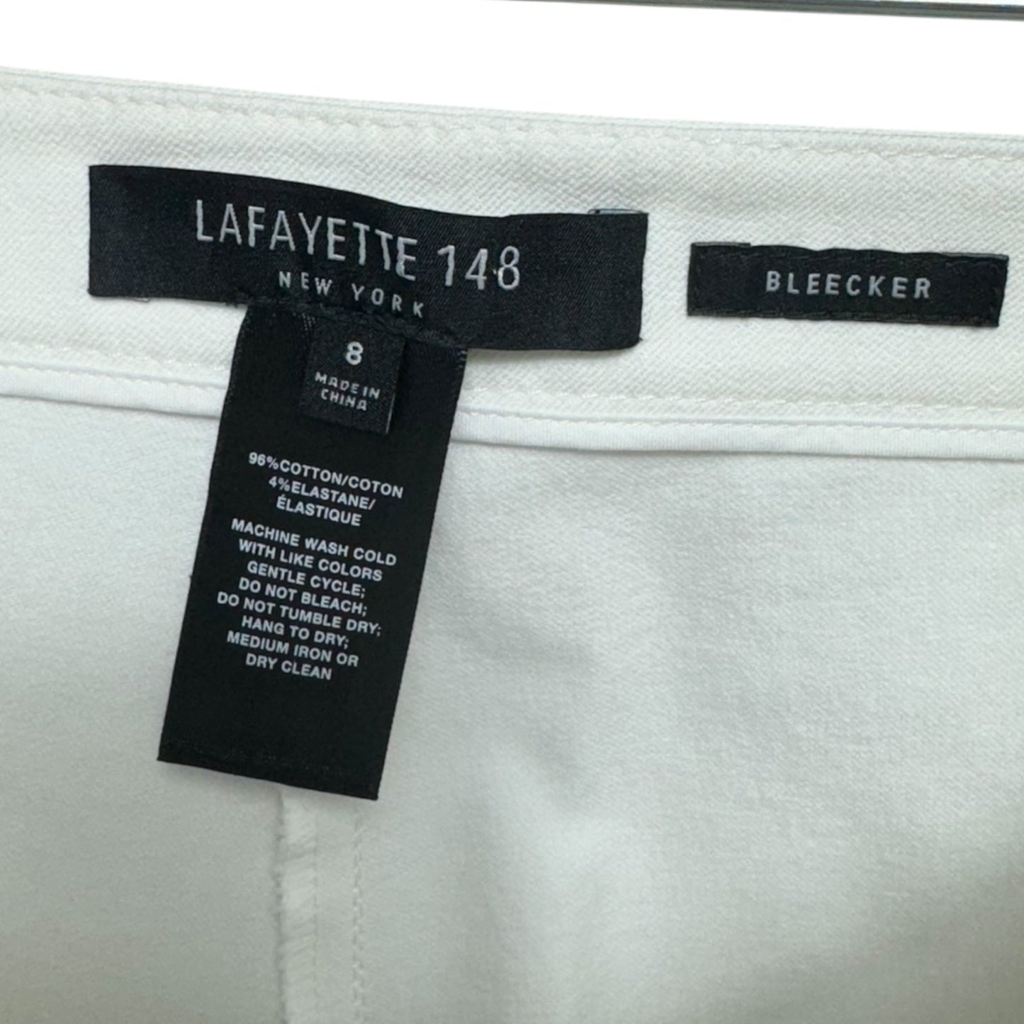 Pants Designer By Lafayette 148 In White, Size: 8