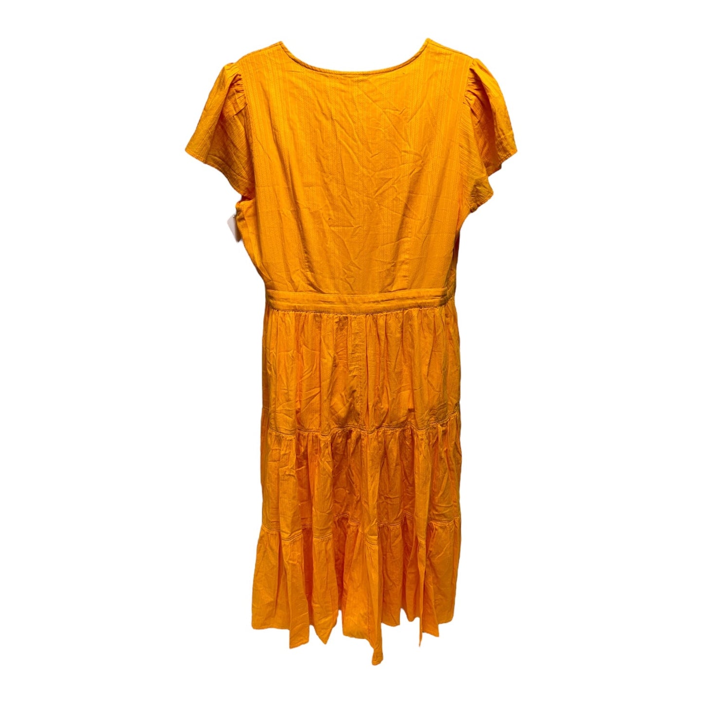 Lainey Tiered Dress Casual Maxi By Draper James In Orange, Size: 22