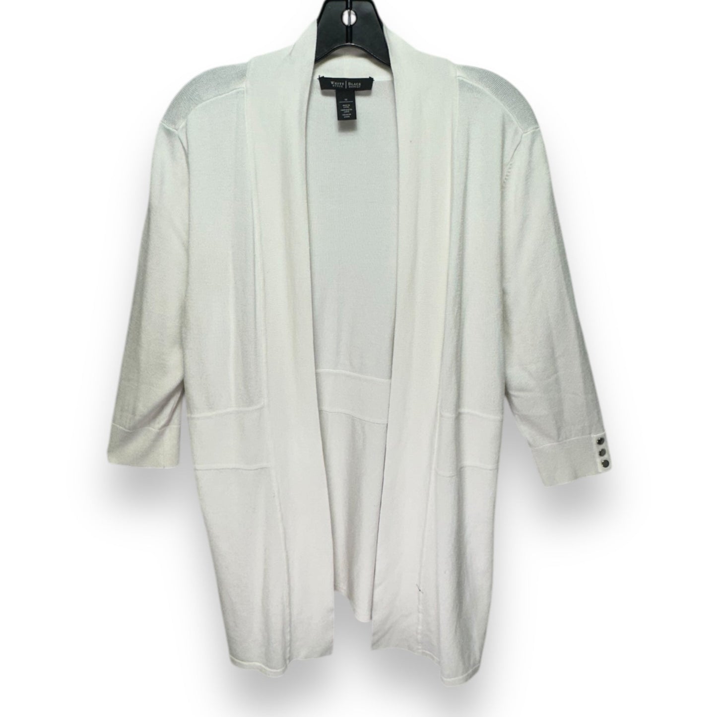 Sweater Cardigan By White House Black Market In White, Size: M