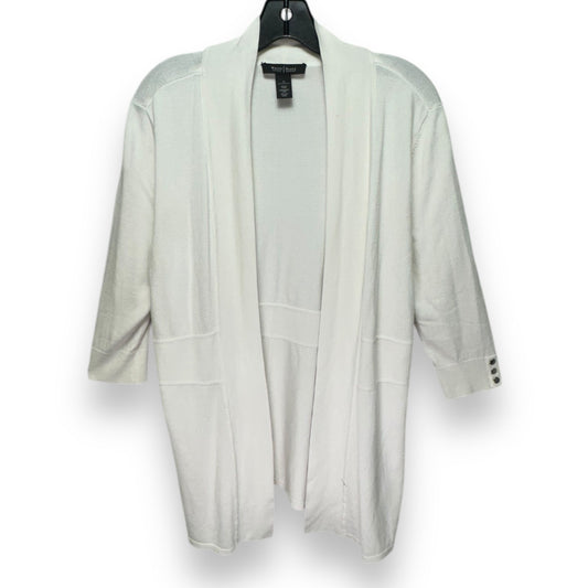 Sweater Cardigan By White House Black Market In White, Size: M