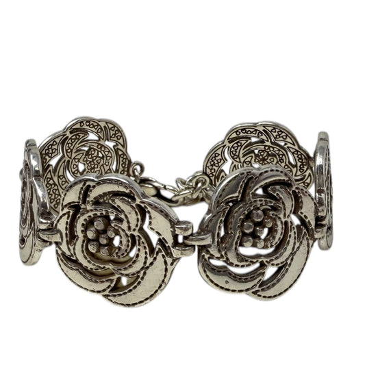 Silver Rose Bracelet By Brighton