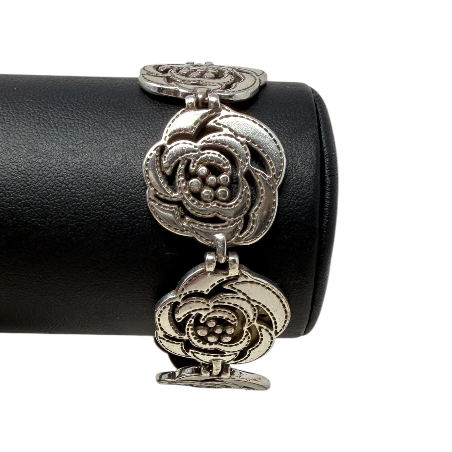 Silver Rose Bracelet By Brighton