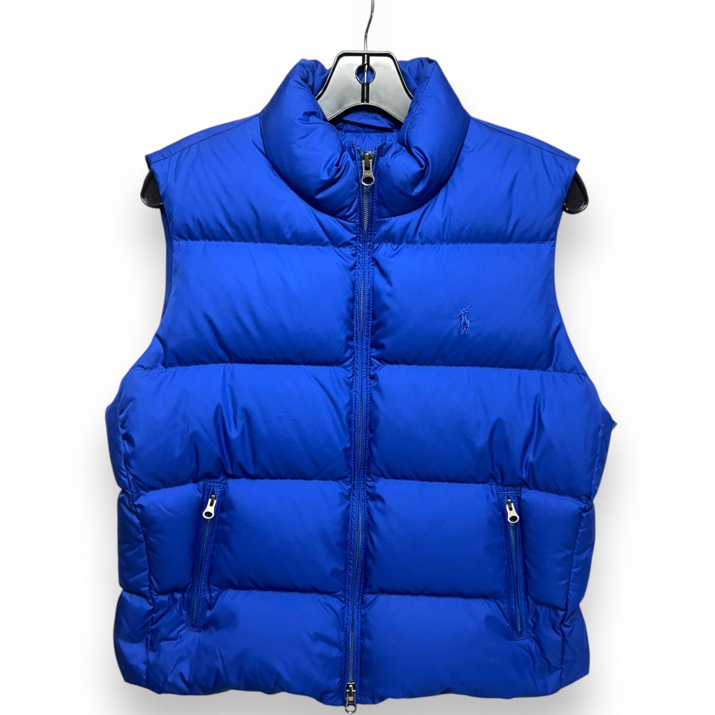 Vest Puffer & Quilted By Polo Ralph Lauren In Blue, Size: M